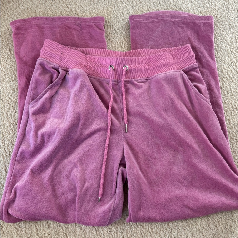 Bebe Rhinestone Straight Leg Pants